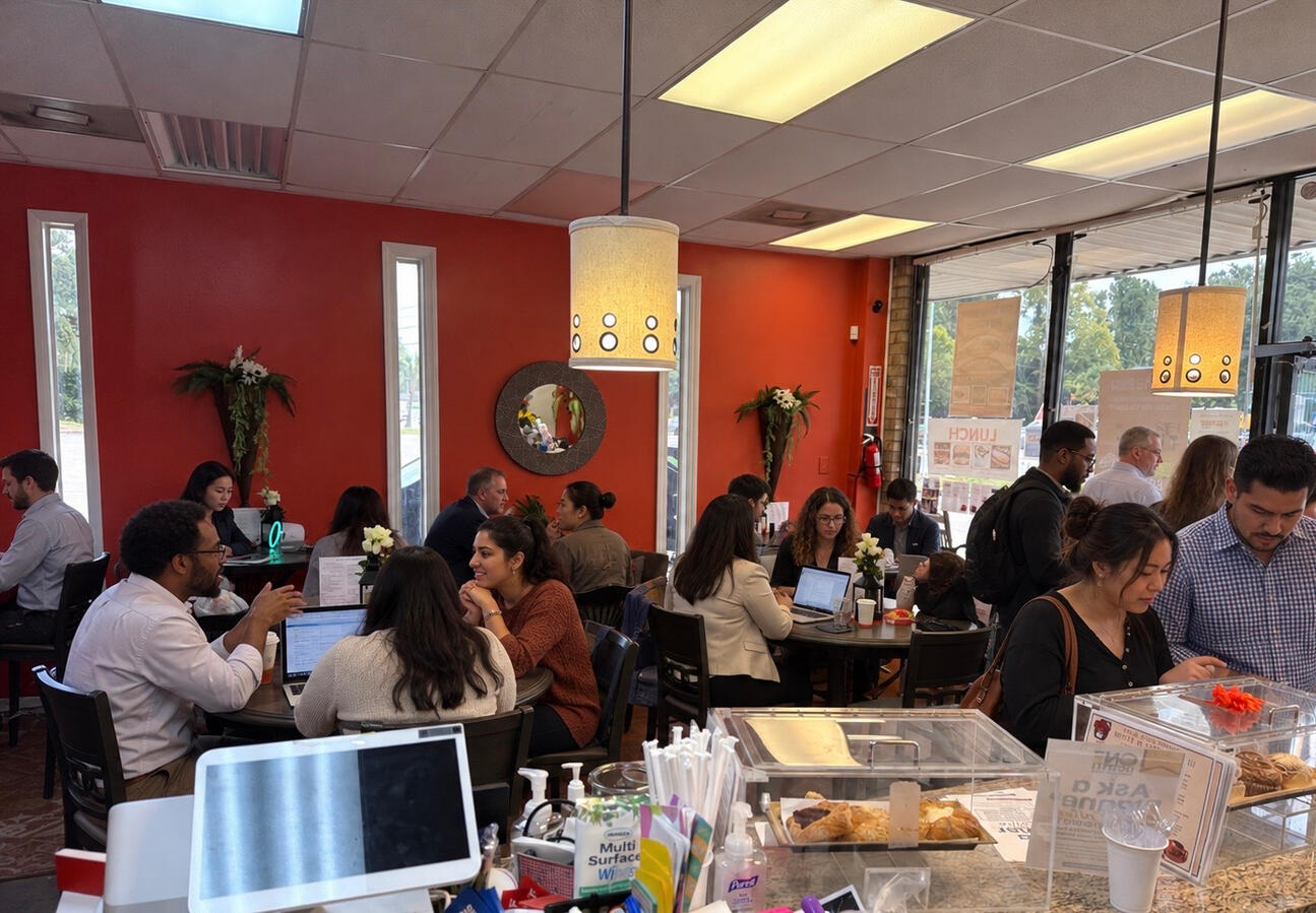 People gathering and ordering at the café ch-gathering
