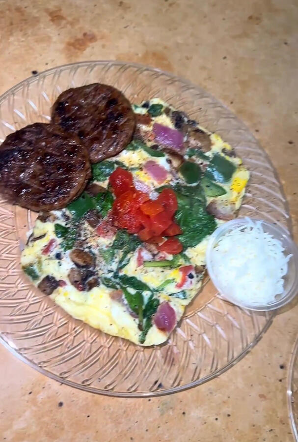Veggie omelette ch-omelet
