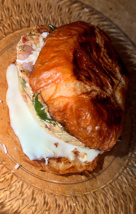 Sausage, egg, and cheese croissant ch-sausagecroissant